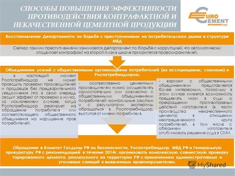 Увеличение эффективности и снижение процента некачественной продукции