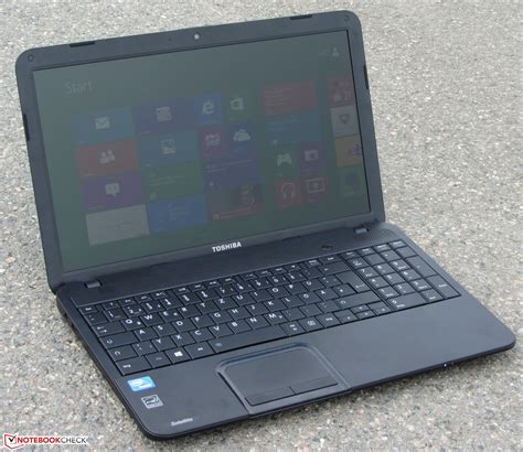 Управление ноутбуком Toshiba Satellite C850