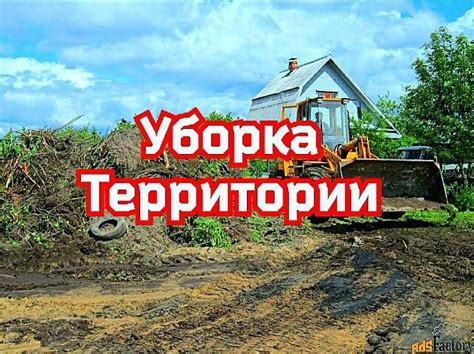 Уровнировка участка и очистка территории