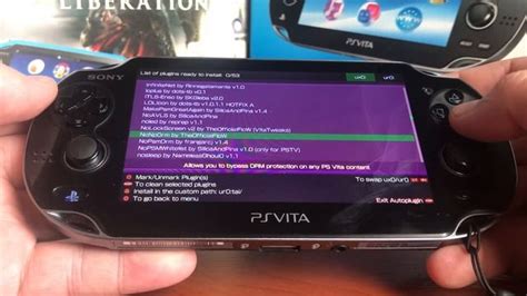 Установка плагинов на PS Vita