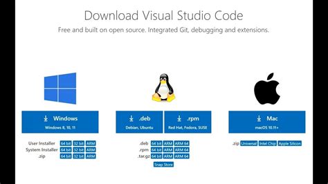 Установка Visual Studio Code