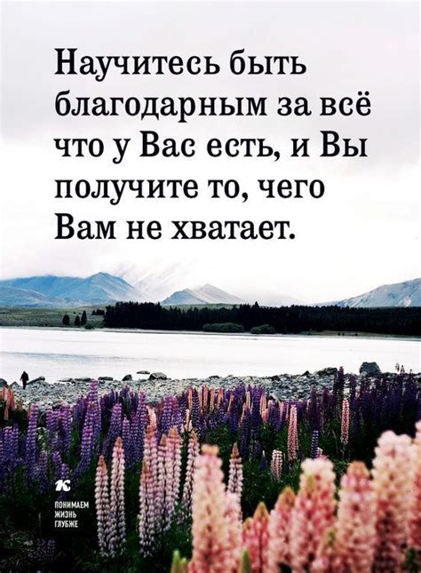 Учите себя быть благодарным за все, что у вас есть