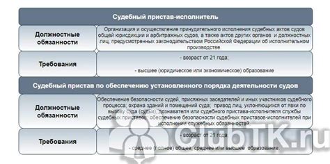 Функции и ответственность исполнителя