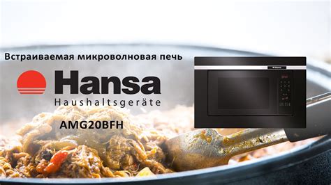 Функциональные опции микроволновой печи Hansa