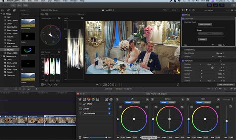 Цветокоррекция и цветовые фильтры в Final Cut Pro