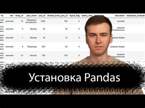 Шаг 1. Установка Pandas