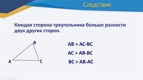 Шаг 4: Проверьте неравенство треугольника