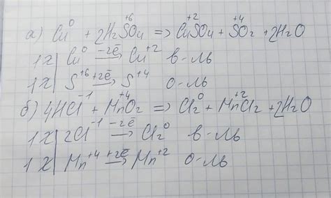 Электронные переносы в реакциях окисления-восстановления