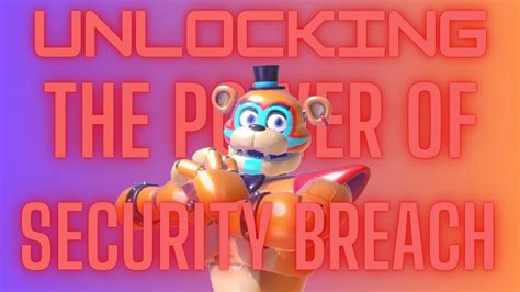 Этапы настройки fnaf security breach