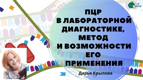  Возможности применения сертифицированного ПЦР теста в различных сферах деятельности 