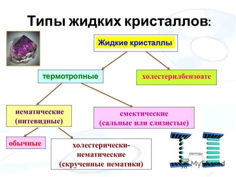  Разнообразие типов и особенности структуры жидких кристаллов 